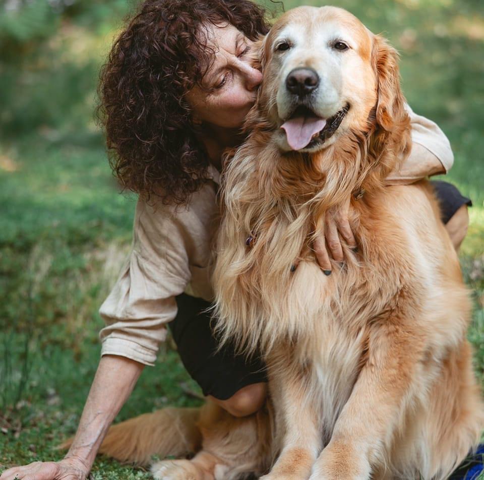 Pauline et son chien