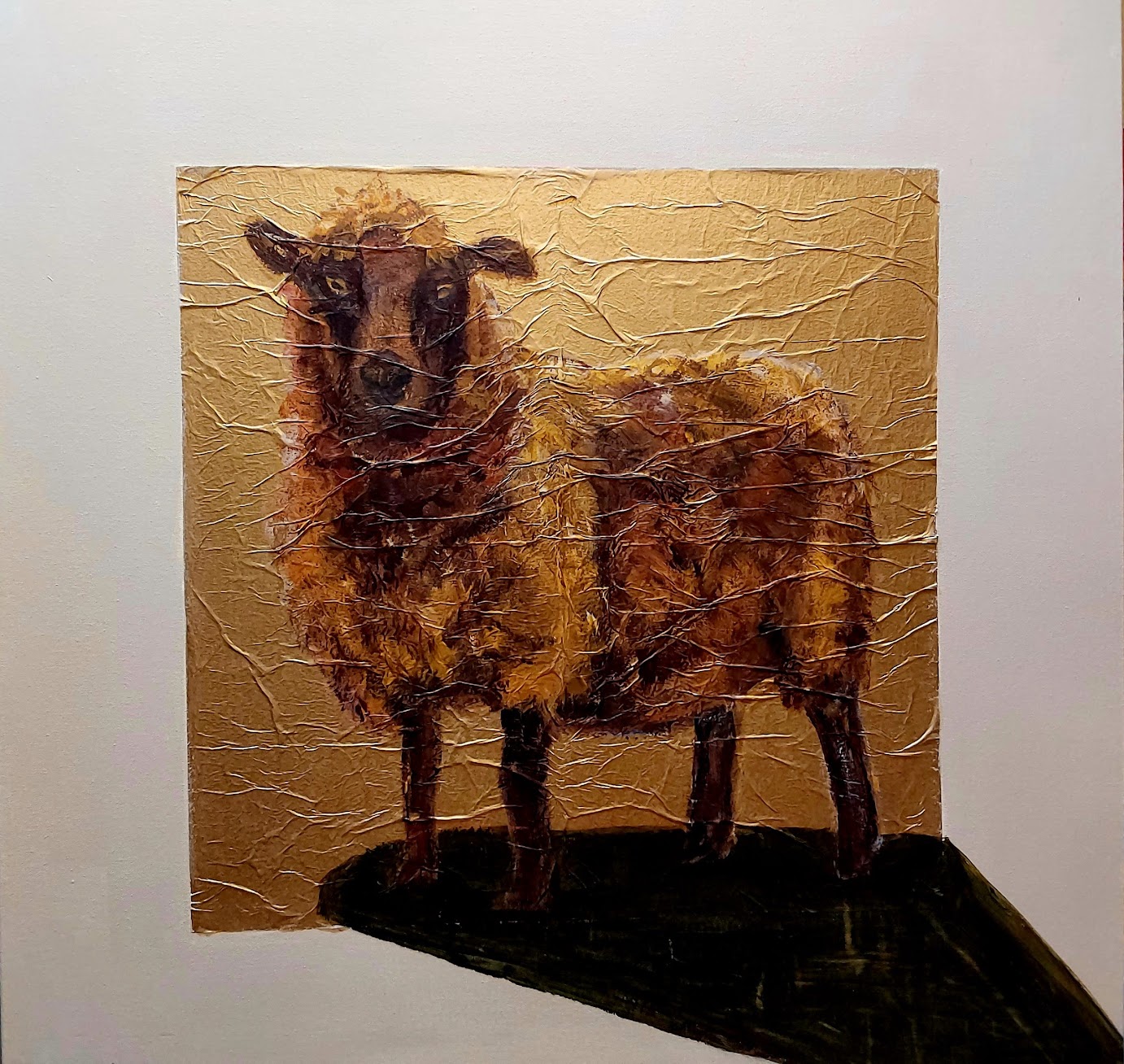 Toile d’un mouton de Pauline Deslauriers