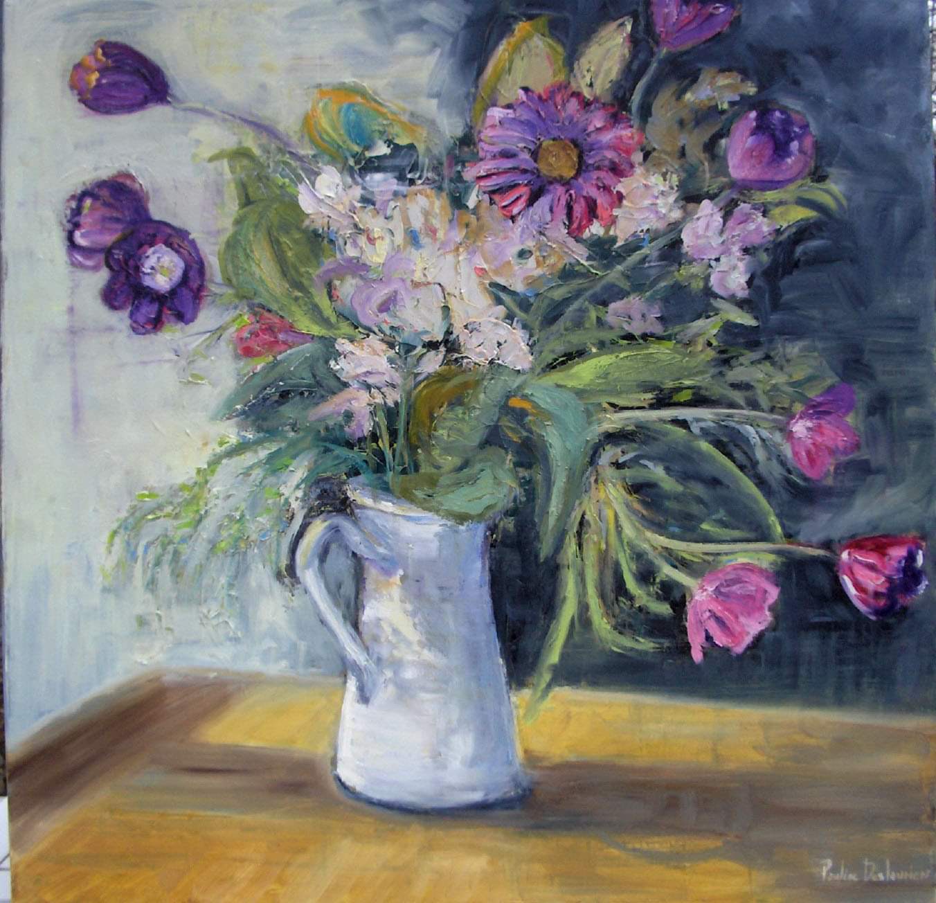 Fleurs tulipes en vase
